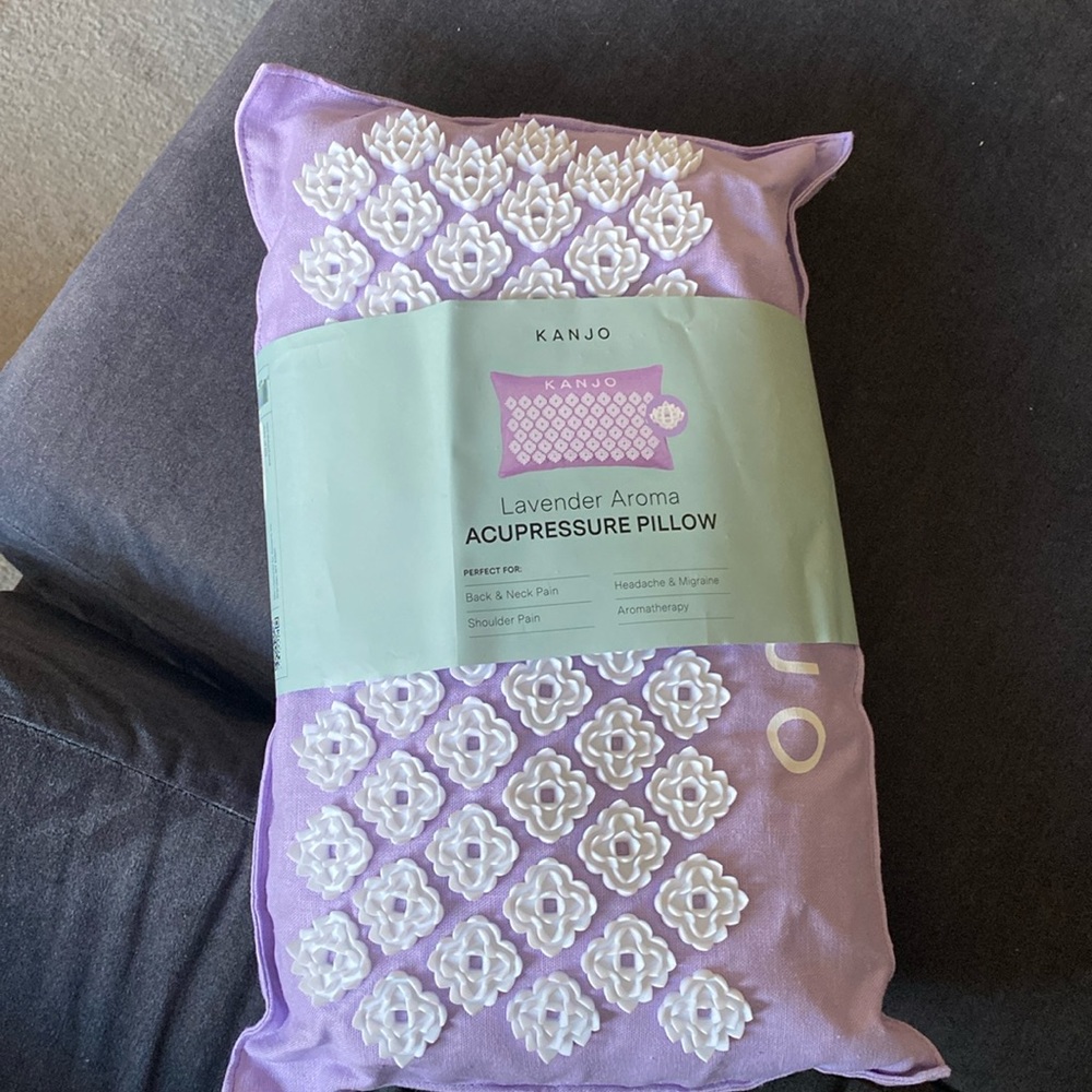 New Kanjo Acupressure Pillow Lavender